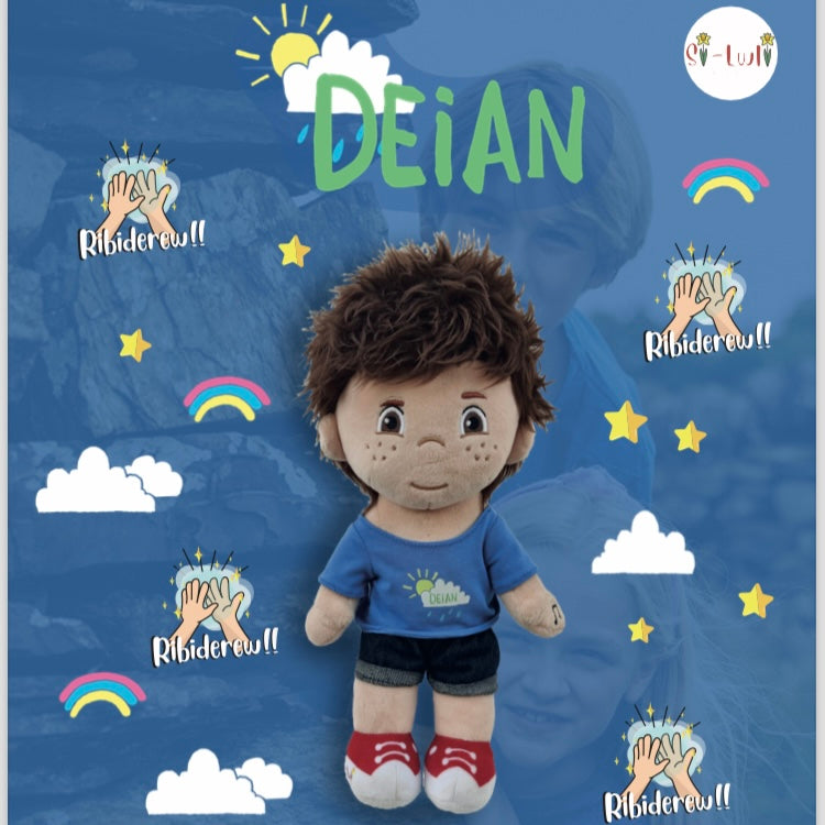 Deian - Soft Toy - Sings and Speaks Welsh!