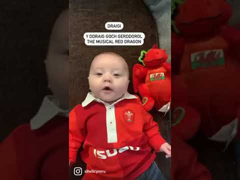 Draigi™ canu'r anthem, sosban fach, calon lân ac ar hyd y nos